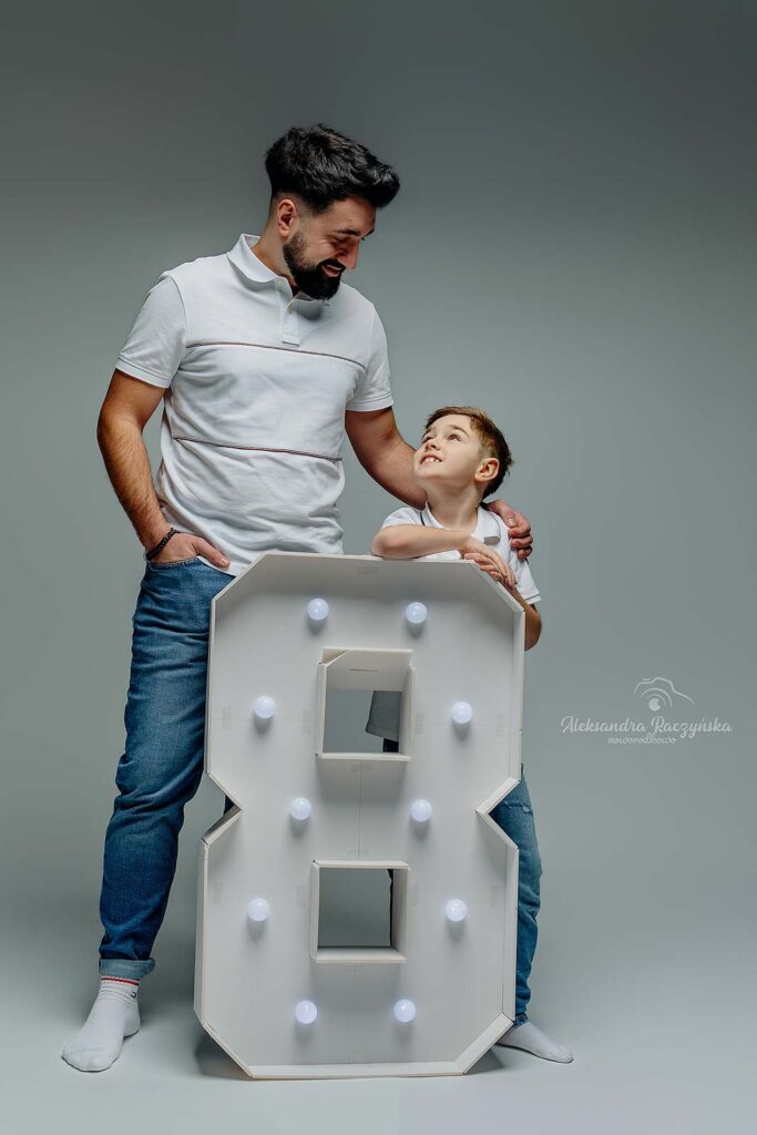 Rodzinne zdjęcie urodzinowe