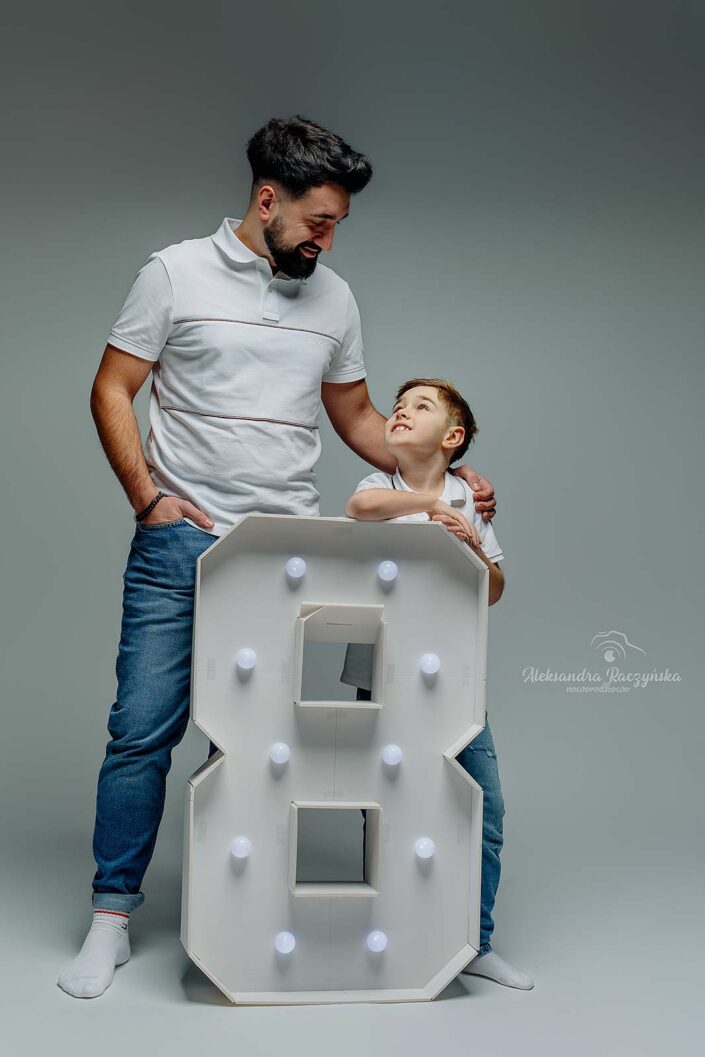 Rodzinne zdjęcie urodzinowe